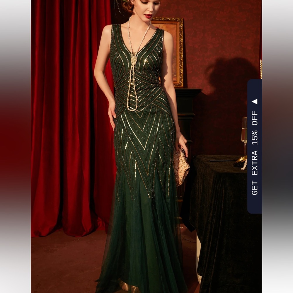 Bodycon Sequin Mermaid Maxi Dress